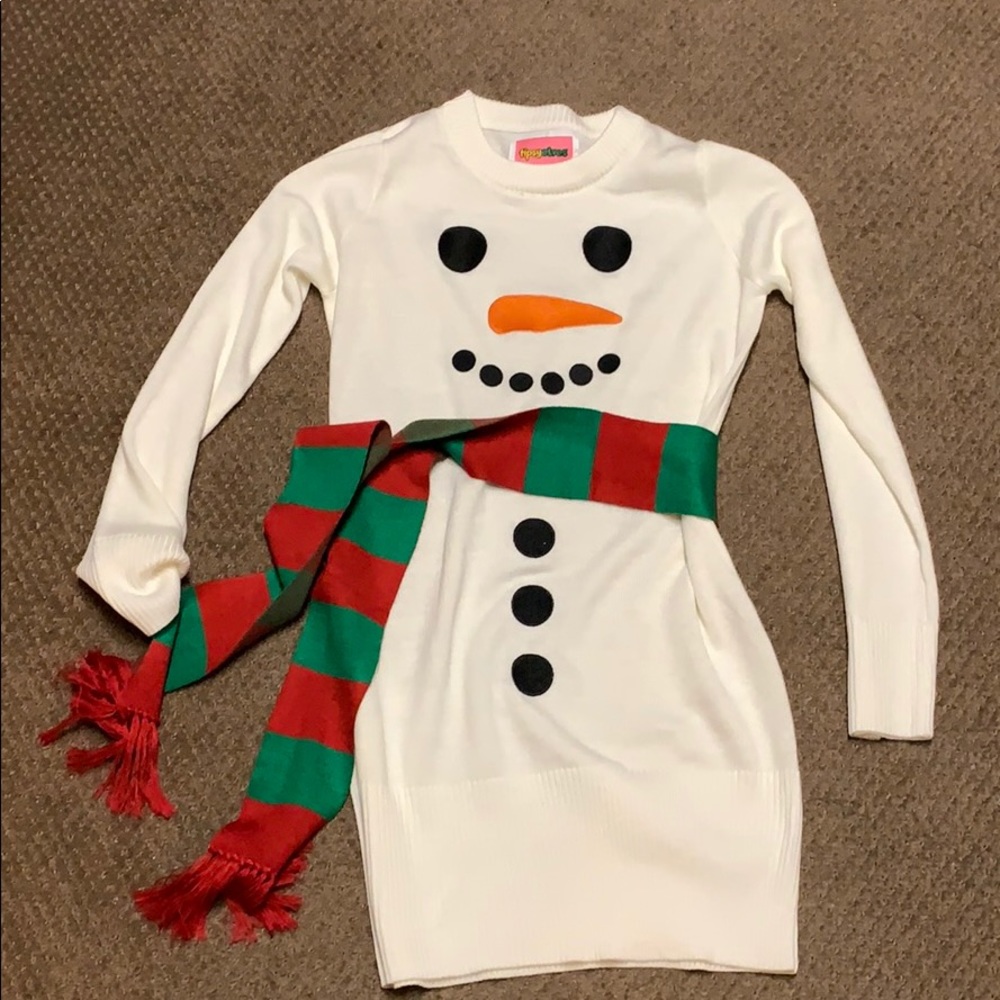 COPY - Stretchy ugly Christmas sweater dress Size M